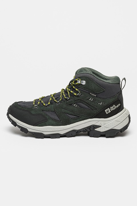 Jack Wolfskin, Обувки за трекинг Vojo Tour Texapore с велур, Tъмносив