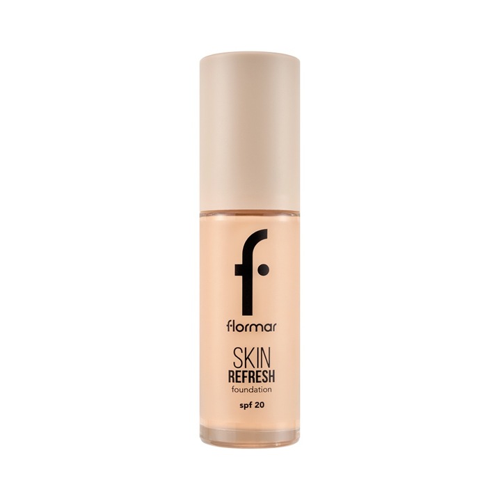 Fond de Ten Skin Refresh Flormar 030 Light Beige, 30 ml