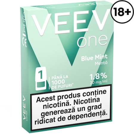 Rezerva pentru tigara electronica Veev One Blue Mint, 1.8%
