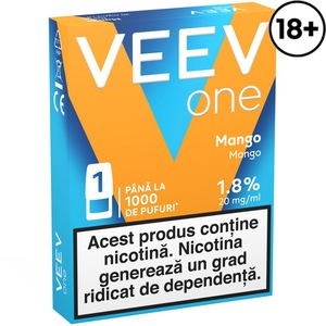 Tigara electronica Veev Now Mango, 1.8% - eMAG.ro