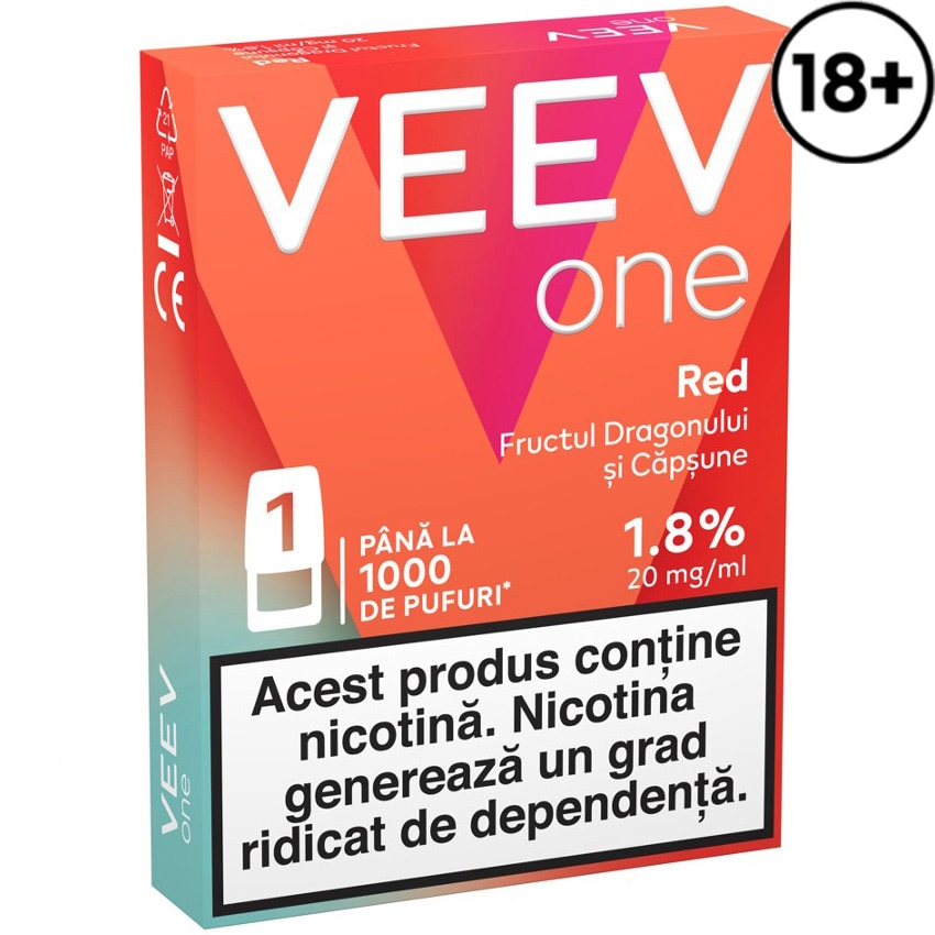 geekvape aegis solo 3 istruzioni Tigara electronica Veev One Red, 1.8%