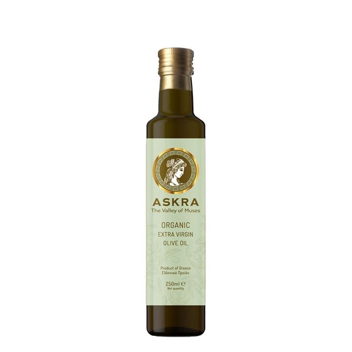 Ulei de masline extra virgin BIO, Askra Valea Muzelor, 250ml, 100% natural, presat la rece
