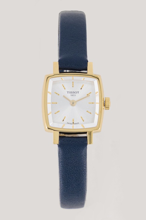 Tissot, Ceas patrat cu mulitple curele din piele, Verde, Roz, Bleumarin