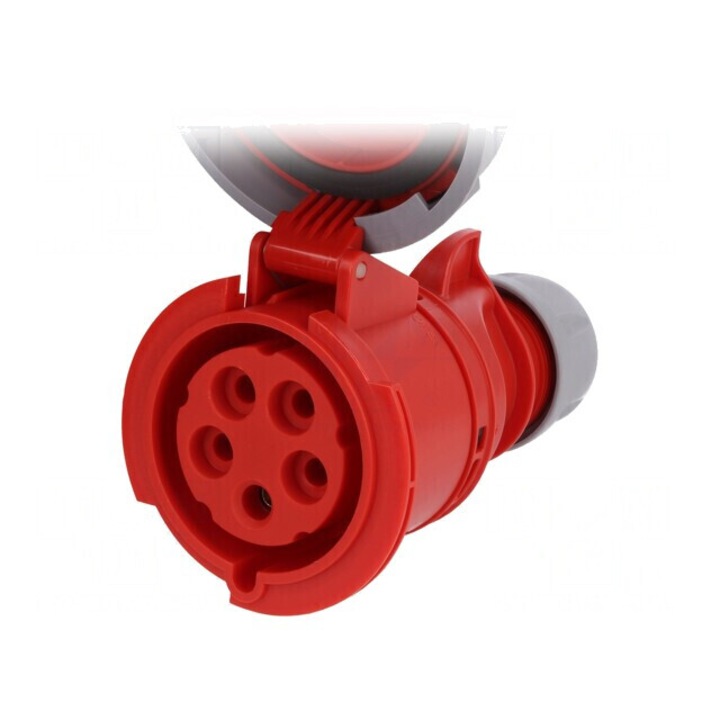 Трифазен захранващ конектор 32A 400VAC IP67 женски