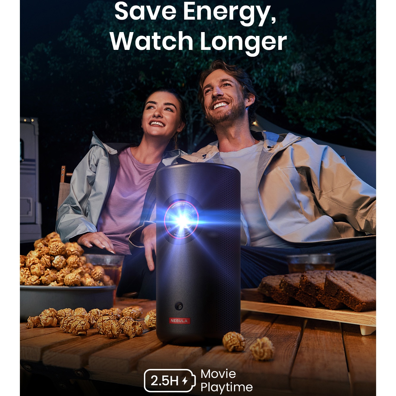 Videoproiector portabil Anker Nebula Capsule 3 Laser, WiFi, 1080p