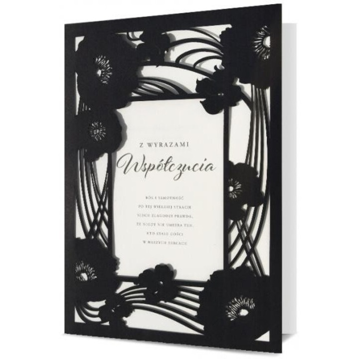 Karnet B6 Kondolencje KL HM100-1054, Pan Dragon, 2021, coperta folie