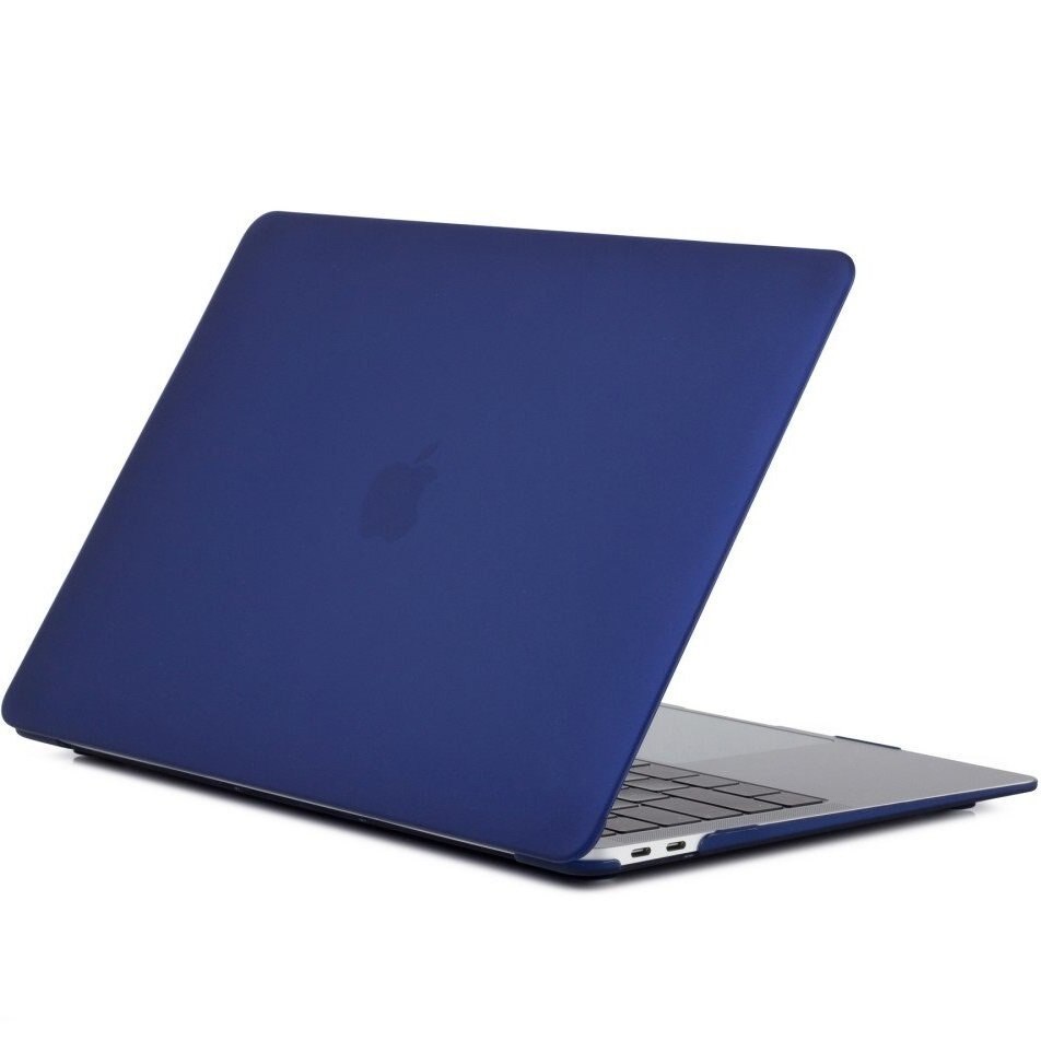 Husa Xgsm, pentru MacBook Air 13 A2337 M1 A2179 A1932, carcasa rigida, bleumarin
