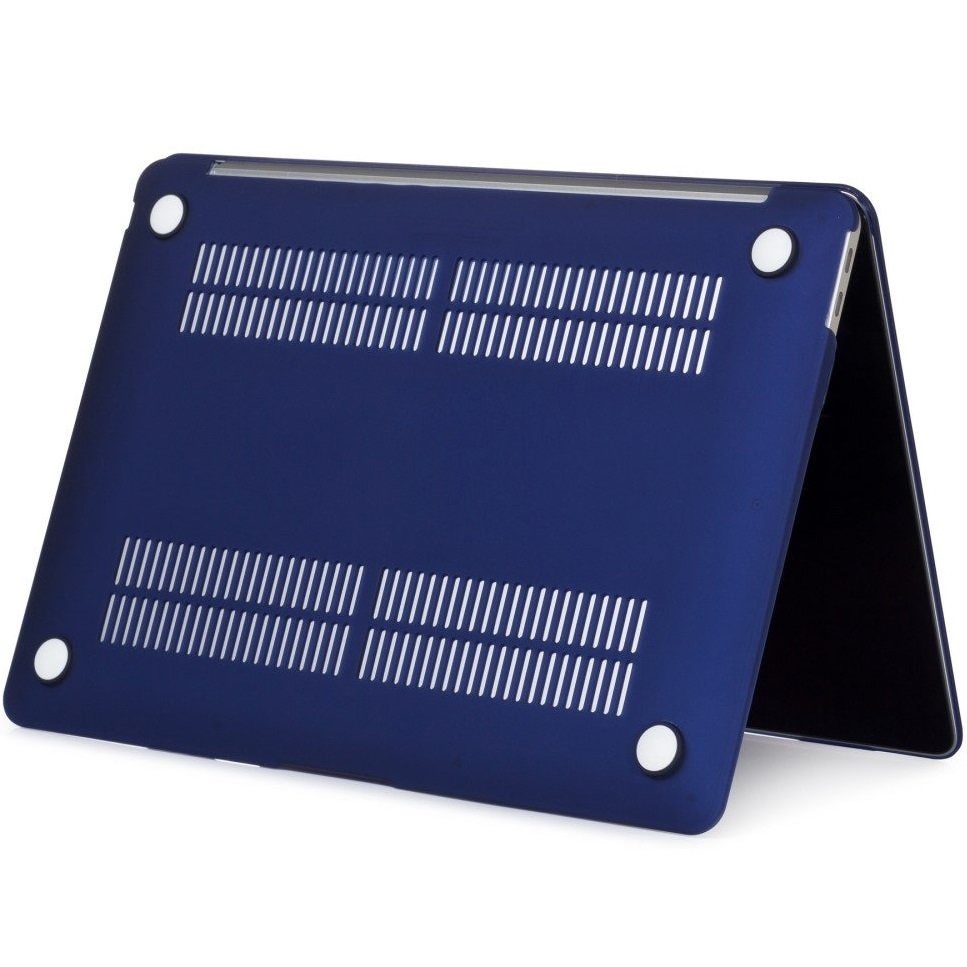 Husa Xgsm, pentru MacBook Air 13 A2337 M1 A2179 A1932, carcasa rigida, bleumarin