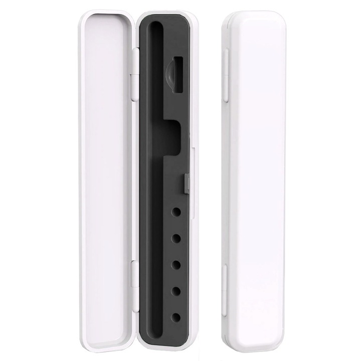 Husa Xgsm, pentru Apple Pencil 1/2, alb/negru