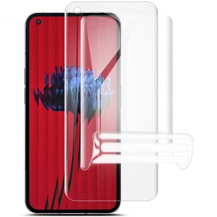 Folie protectie IMAK 2x Hydrogel pentru Nothing phone (1) 5G, transparenta, usor de montat