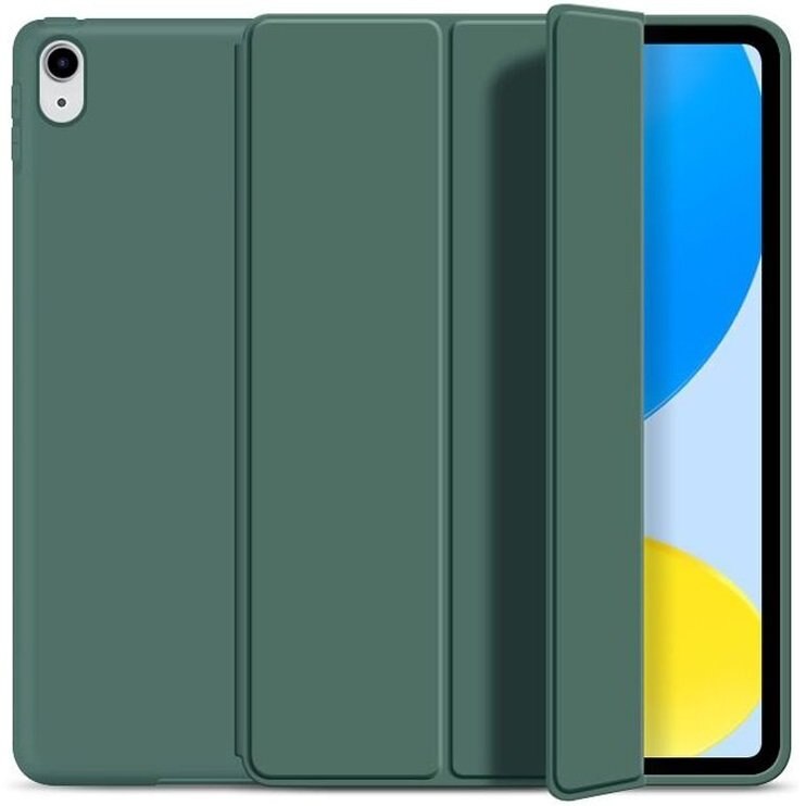 Husa tableta, XGSM, Compatibil cu Apple iPad 10.9" 2022 (a 10-a generatie), Verde padure