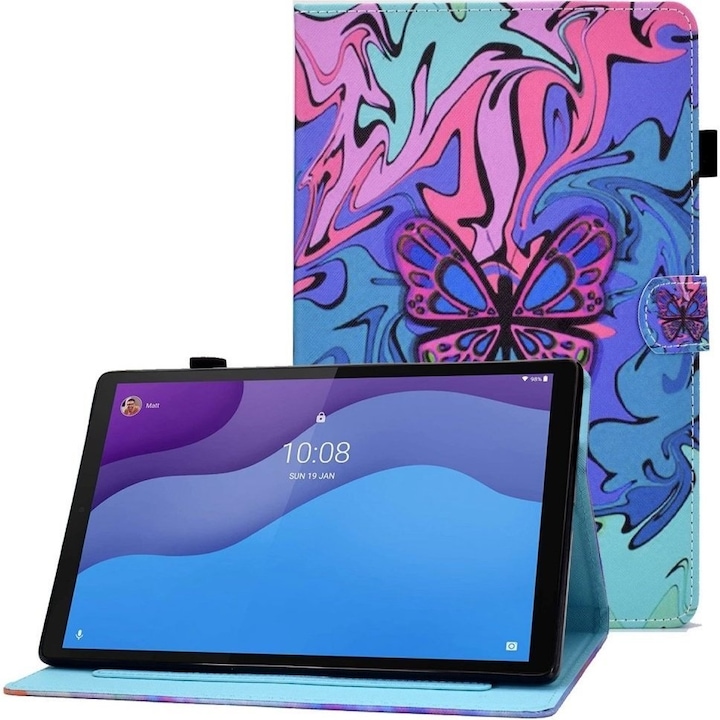 Husa Xgsm, pentru Lenovo Tab M10 10.1 Gen 3 TB-328FU/TB-328XU, Butterfly