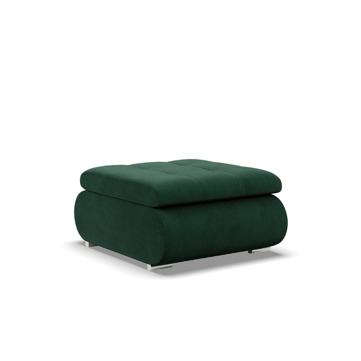 Sámli, Mebligo, smaragd színű, 70x88cm