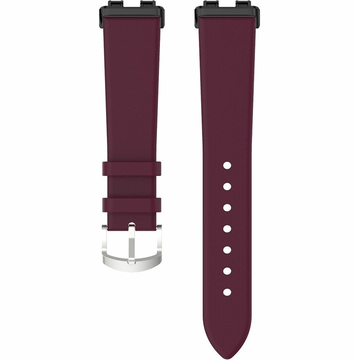 Curea din piele pentru Huawei Band 8 / Huawei Band 9, XGSM, Bordeaux