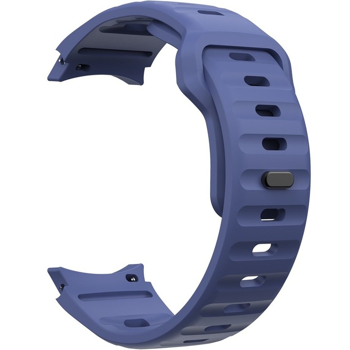 Curea smartwatch, XGSM, Compatibil cu Samsung Galaxy Watch 4/5/6, Silicon, Albastru inchis