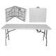 Masa catering plianta dreptunghiulara Sersimo pentru evenimente 180x76xH73,5cm