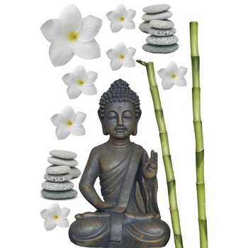 Sticker decorativ BUDDHA, ideal pentru baie Sticker decorativ BUDDHA, ideal pentru baie