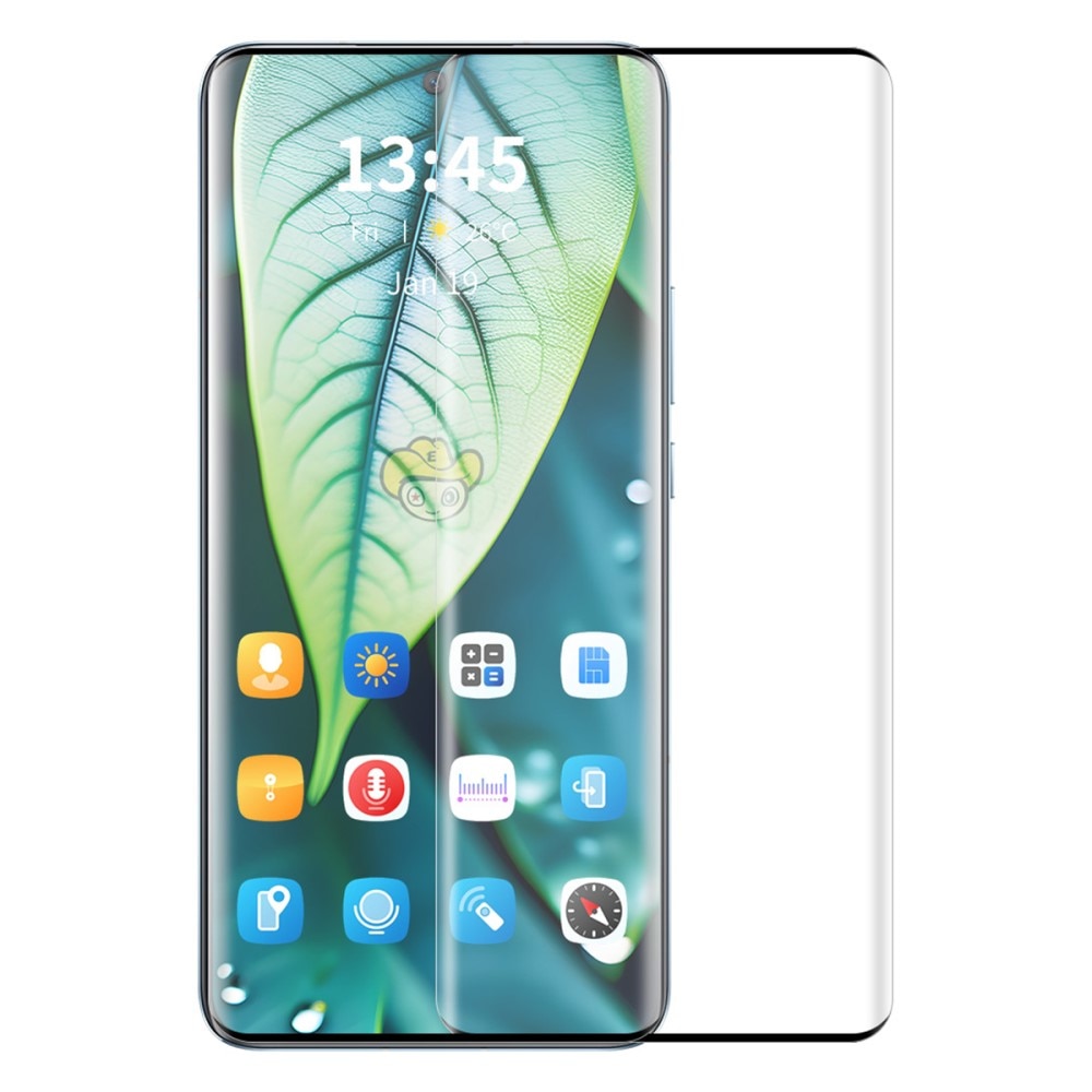 Folie protectie ecran pentru Honor Magic 6 Lite 5G, ENKAY, Sticla securizata, Negru/Transparent
