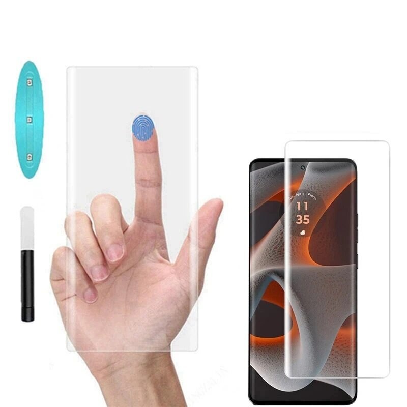 Folie protectie XGSM pentru Motorola Edge 50 Fusion 5G, sticla securizata UV, transparenta