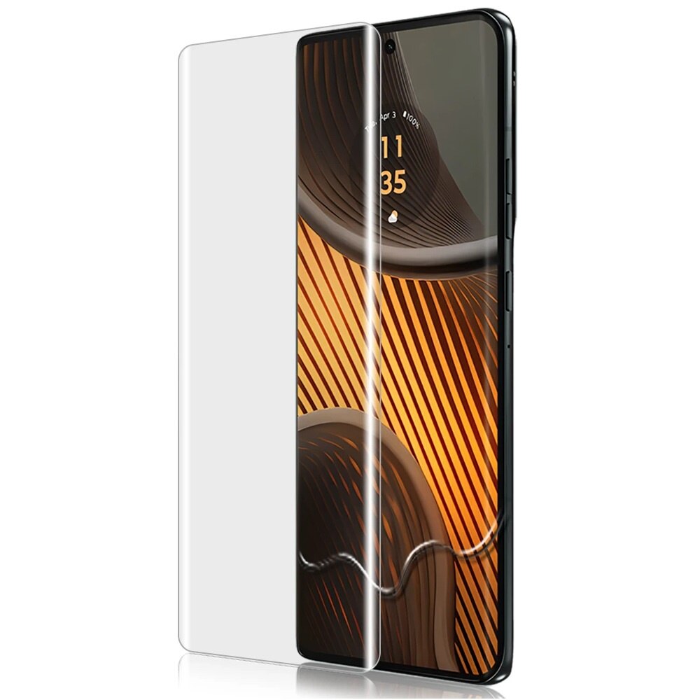 Folie protectie ecran pentru Motorola Edge 50 Ultra, XGSM, Sticla securizata, transparenta, 3D