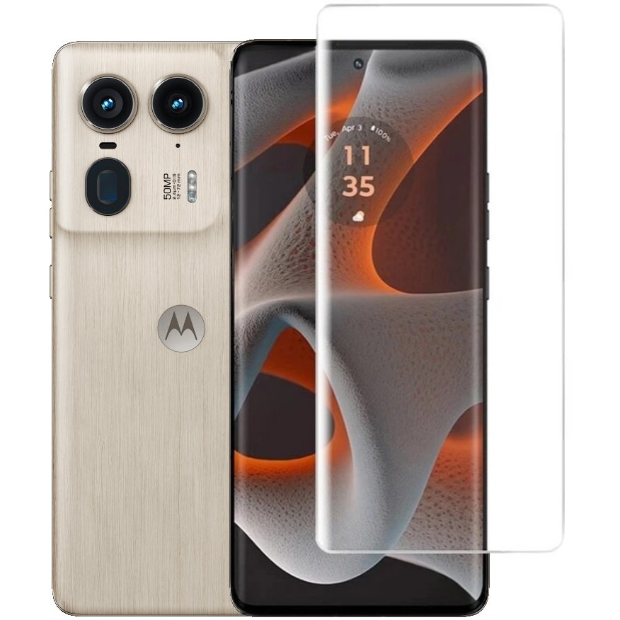 Folie protectie ecran pentru Motorola Edge 50 Ultra, XGSM, Sticla securizata, transparenta, 3D