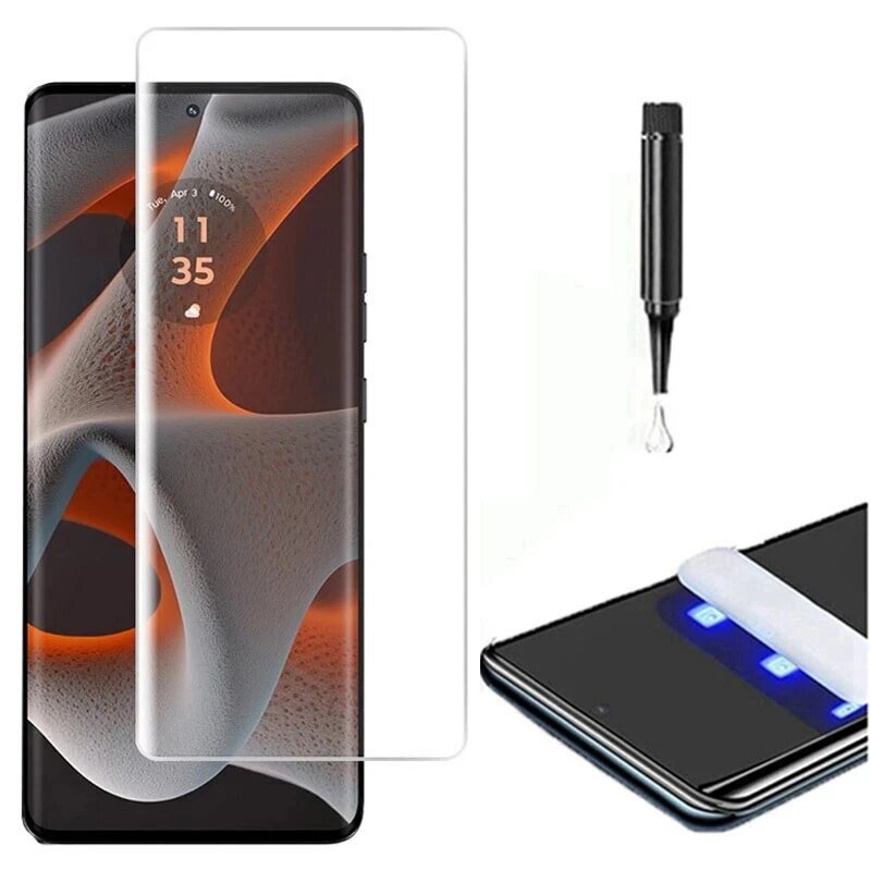Folie protectie ecran pentru Motorola Edge 50 Ultra, XGSM, Sticla securizata, transparenta, 3D