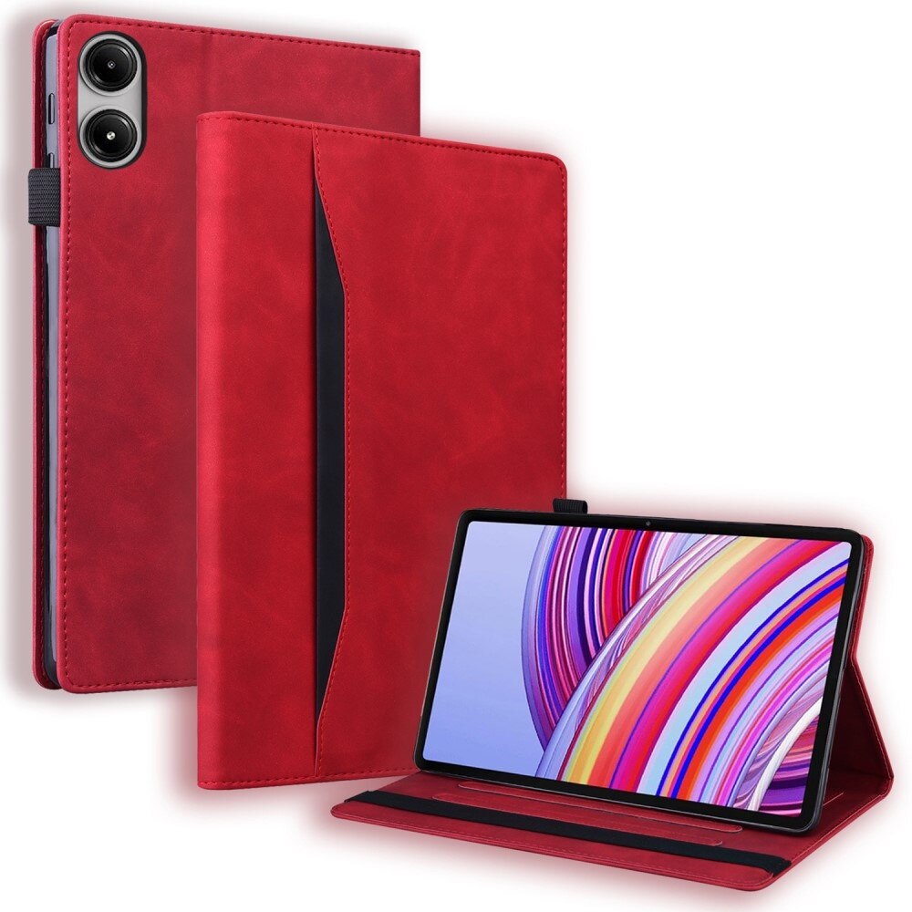 Husa tableta, XGSM, Compatibil cu Xiaomi Redmi Pad Pro, Spatiu pentru un stylus, Rosu