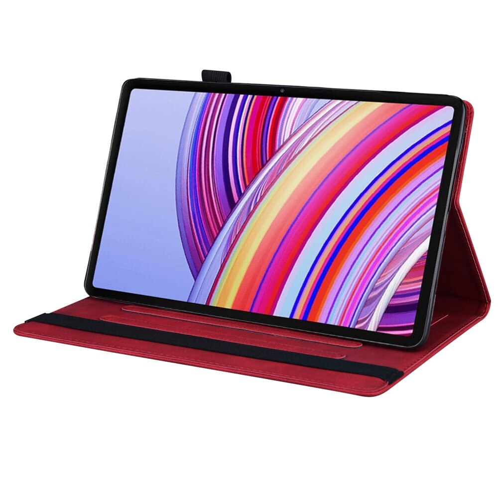 Husa tableta, XGSM, Compatibil cu Xiaomi Redmi Pad Pro, Spatiu pentru un stylus, Rosu