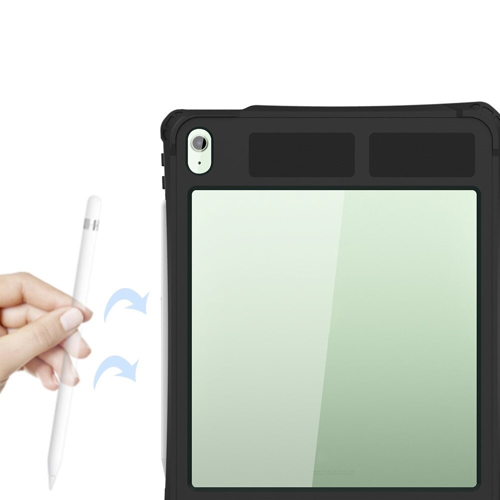 Husa impermeabila SHELLBOX IP68, pentru iPad Air 11 2024 (generatia a 6-a), negru