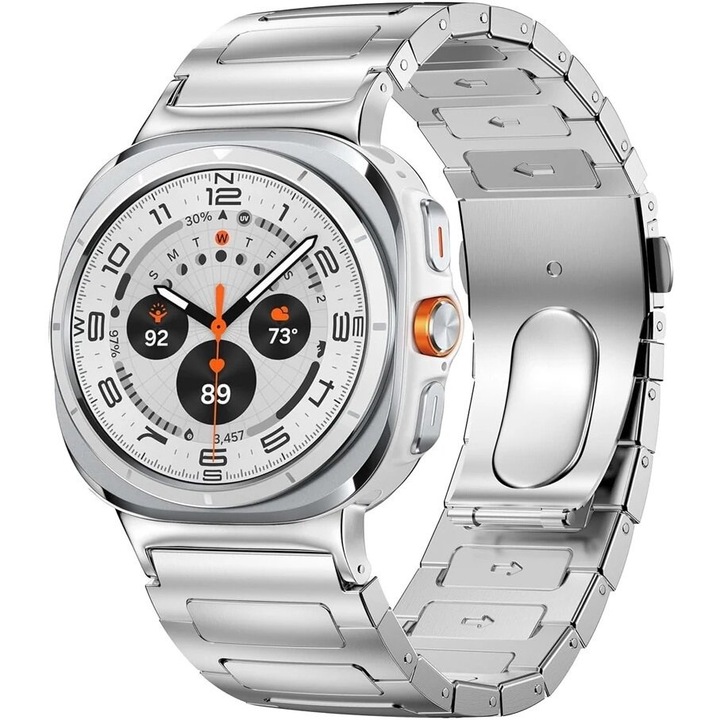Bratara pentru Samsung Galaxy Watch Ultra 47mm, XGSM, Argintiu