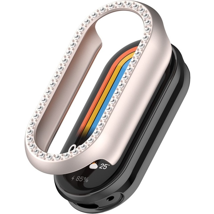 Carcasa pentru Xiaomi Smart Mi Band 9, XGSM, Bej