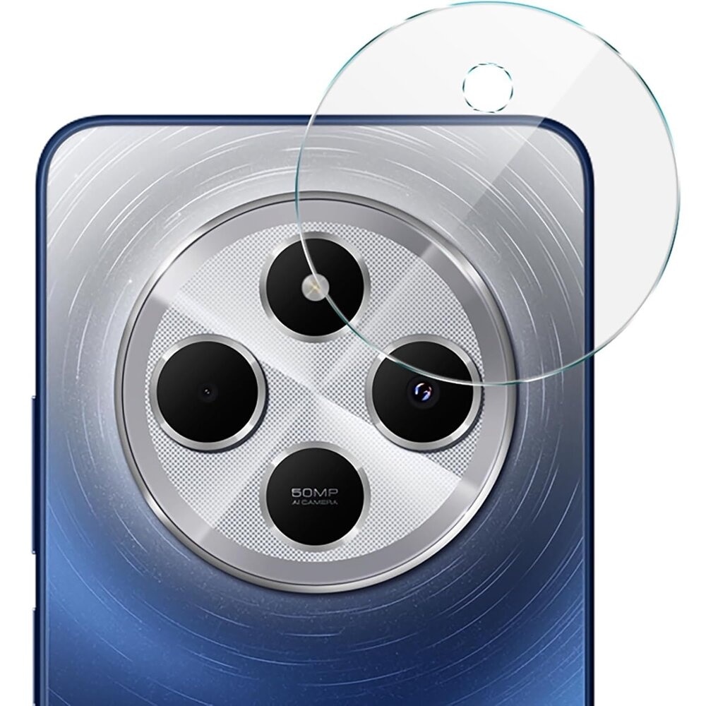 Folie protectie camera pentru Xiaomi Redmi 14C, ERBORD, transparenta, 9H, set instalare