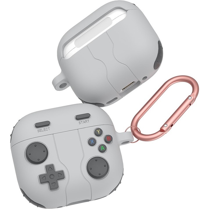 Husa pentru casti Apple Airpods 4, XGSM, Gri