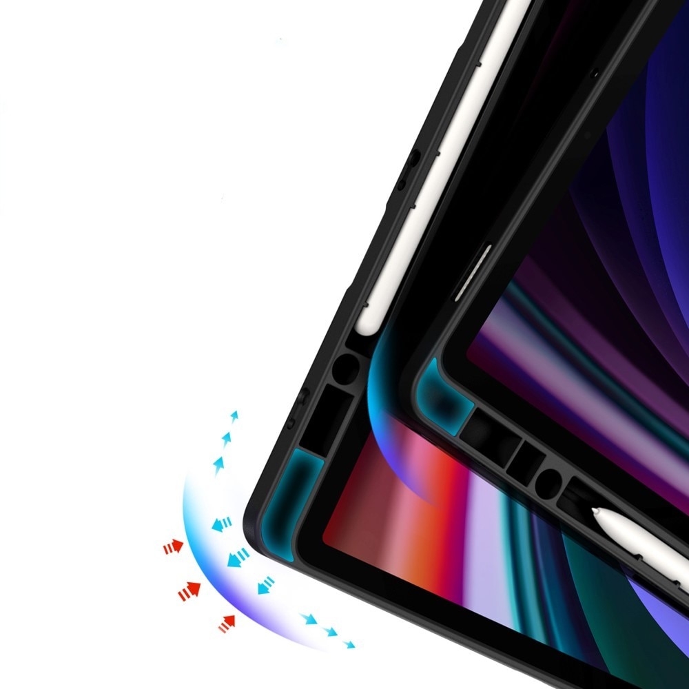 Husa pentru Samsung Galaxy Tab S10+ Plus, Dux Ducis MAGI, neagra