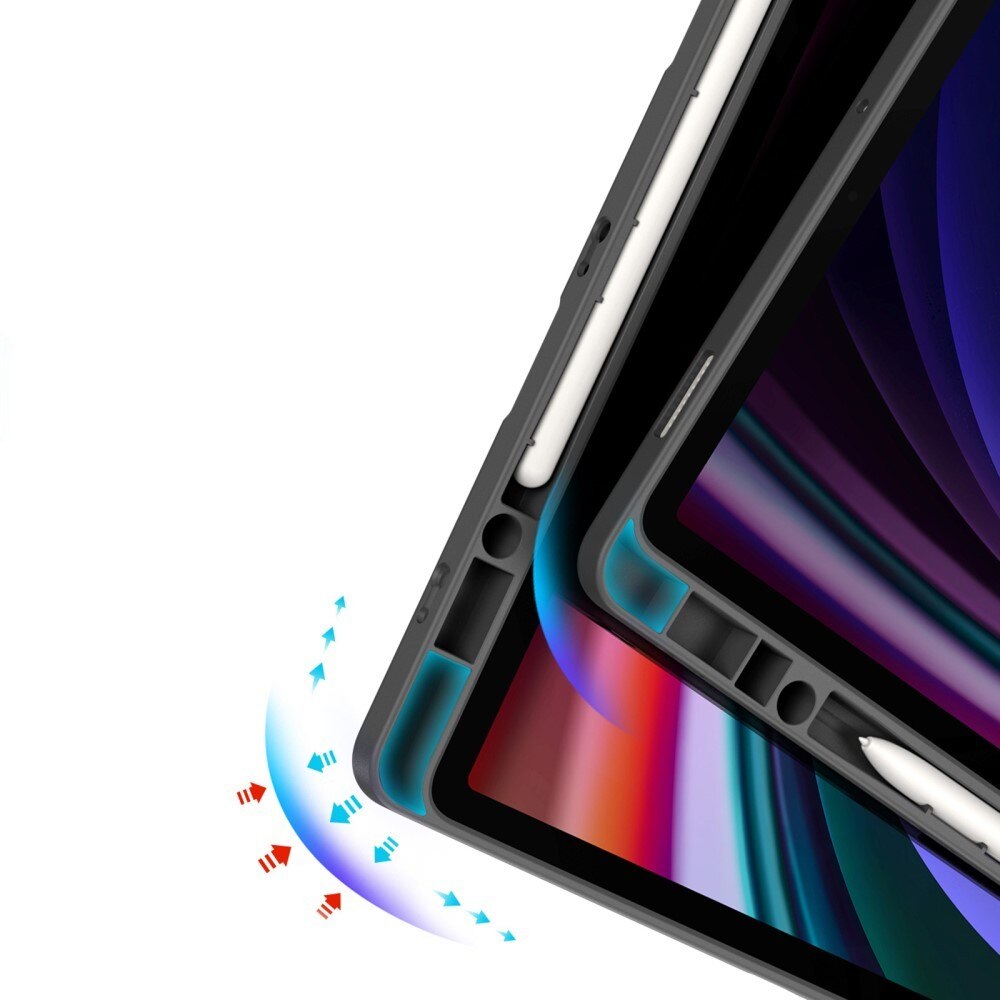 Husa pentru Samsung Galaxy Tab S10+ Plus, Dux Ducis, functie stand, gri