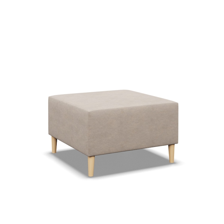 Mebligo zsámoly, 71x71cm, bézs, 1 ülőke, textil anyag