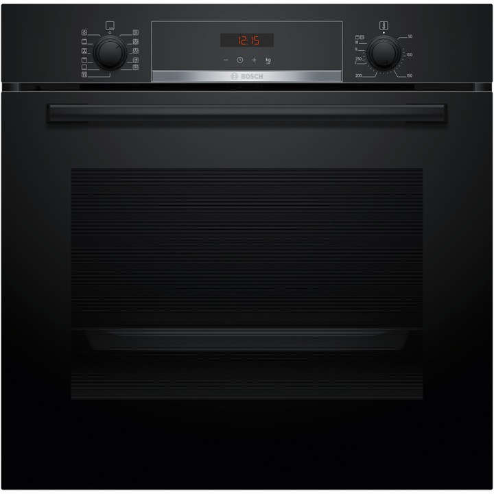 Bosch HBA574BB3 Beépíthető sütő, 71 L, Elektromos, Multifunkciós, Grill, 7 funkció, Pirolitikus öntisztítás, AutoPilot 10, 3D Hotair, A+ energiaosztály, Fekete