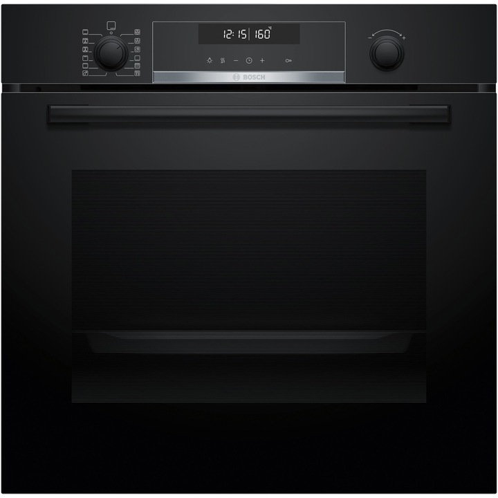 Bosch HBG578BB3 Beépíthető sütő, 71 L, Elektromos, Multifunkciós, 10 funkció, Grill, AutoPilot30, Pirolitikus + hidrolitikus öntisztítás, Soft close, Air Fry, 3D Hotair, A+ energiaosztály, Fekete