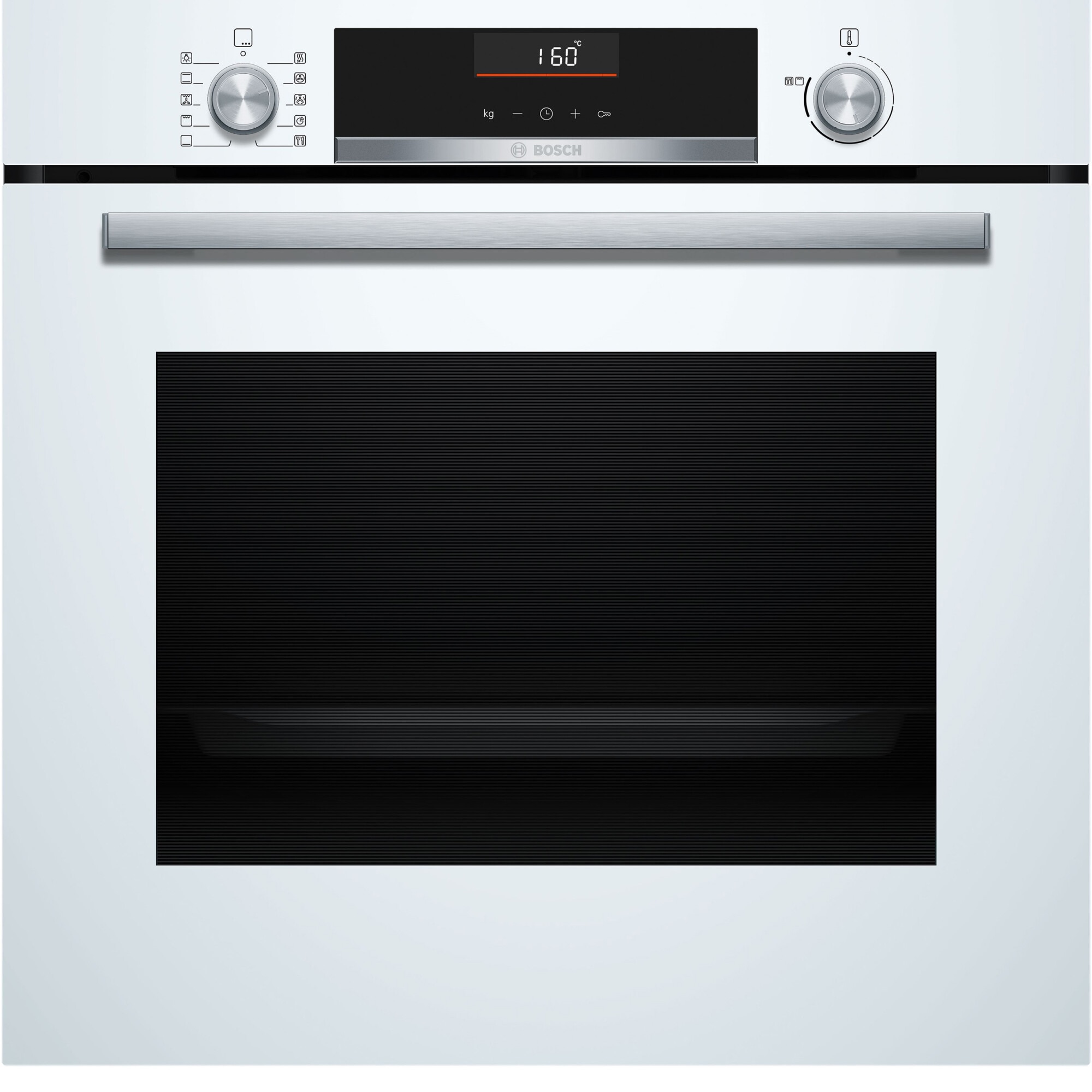 Cuptor incorporabil Bosch HBG536EW3, 71 L, Electric, Multifunctional, 7 functii, Grill, 3D Hotair, AutoPilot10, Autocuratare EcoClean + hidrolitica, Clasa A+, Alb