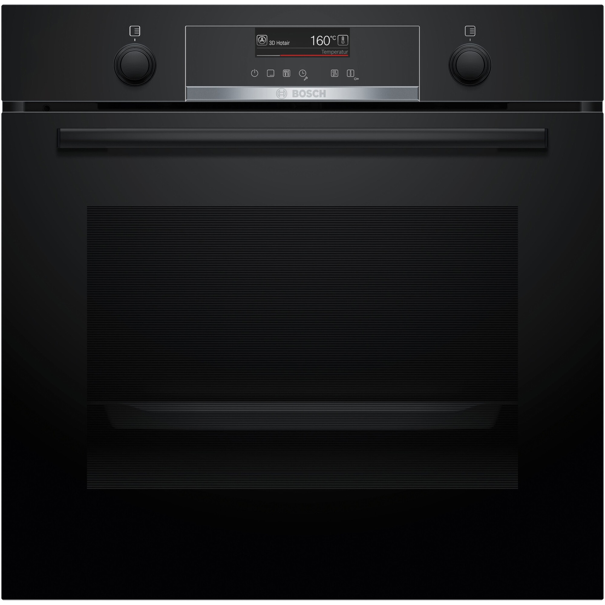 Cuptor incorporabil Bosch HBG539EB3, 71 L, Electric, Multifunctional, Grill, Air Fry, Soft close, 14 functii, AutoPilot40, Autocuratare EcoClean + hidrolitica, Clasa A+, Negru