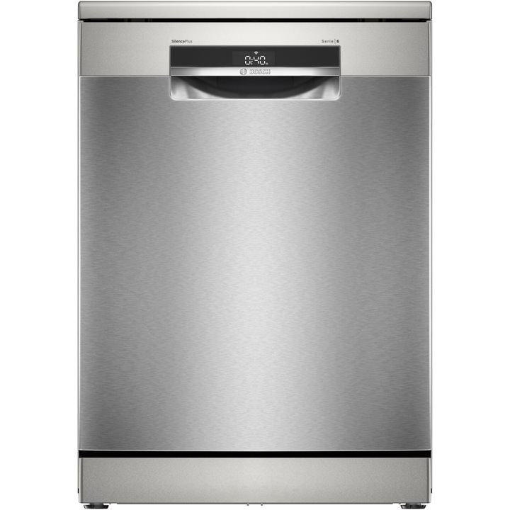 Съдомиялна Bosch SMS6ECI15E, 14 комплекта, 6 програми, ExtraDry, Silence Plus, Rackmatic System, Home Connect, EcoSilence Drive, Tab-count, Клас A, 60 см, Anti-fingerprint неръждаема стомана