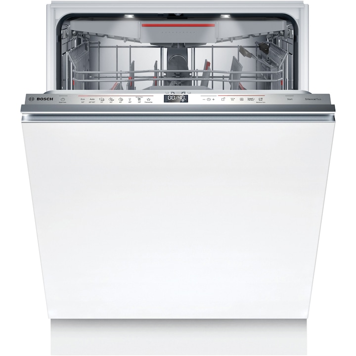 Съдомиялна за вграждане Bosch SMV6ECX10E, 14 комплекта, 8 програми, ExtraDry, Система Rackmatic, Silence Plus, TimeLight, EmotionLight, Tab-count, EcoSilence Drive, Home Connect, 60 см, Клас A