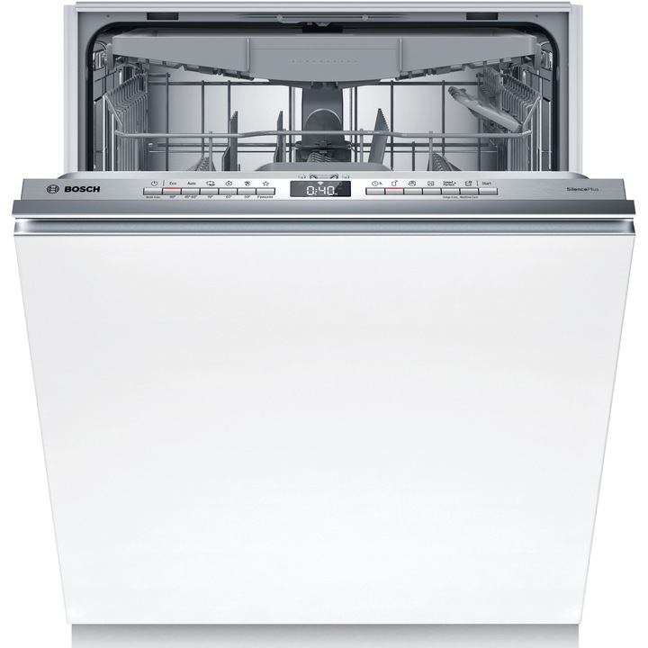 Masina de spalat vase incorporabila Bosch SMV4EVX08E, 14 seturi, 6 programe, EfficientDry, Tab-count, Silence Plus, Sistem Rackmatic, InfoLight, EcoSilence Drive, Home Connect, 60 cm, Clasa B