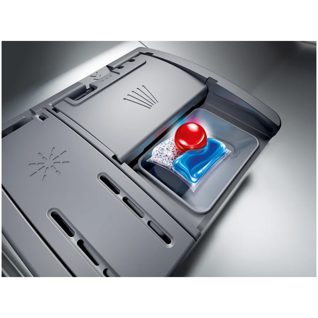 Masina de spalat vase partial incorporabila Bosch SMI2ITS09E, 13 seturi, 5 programe, ExtraDry, Tab-count, Silence on demand, Home Connect, EcoSilence Drive, 60 cm, Clasa E