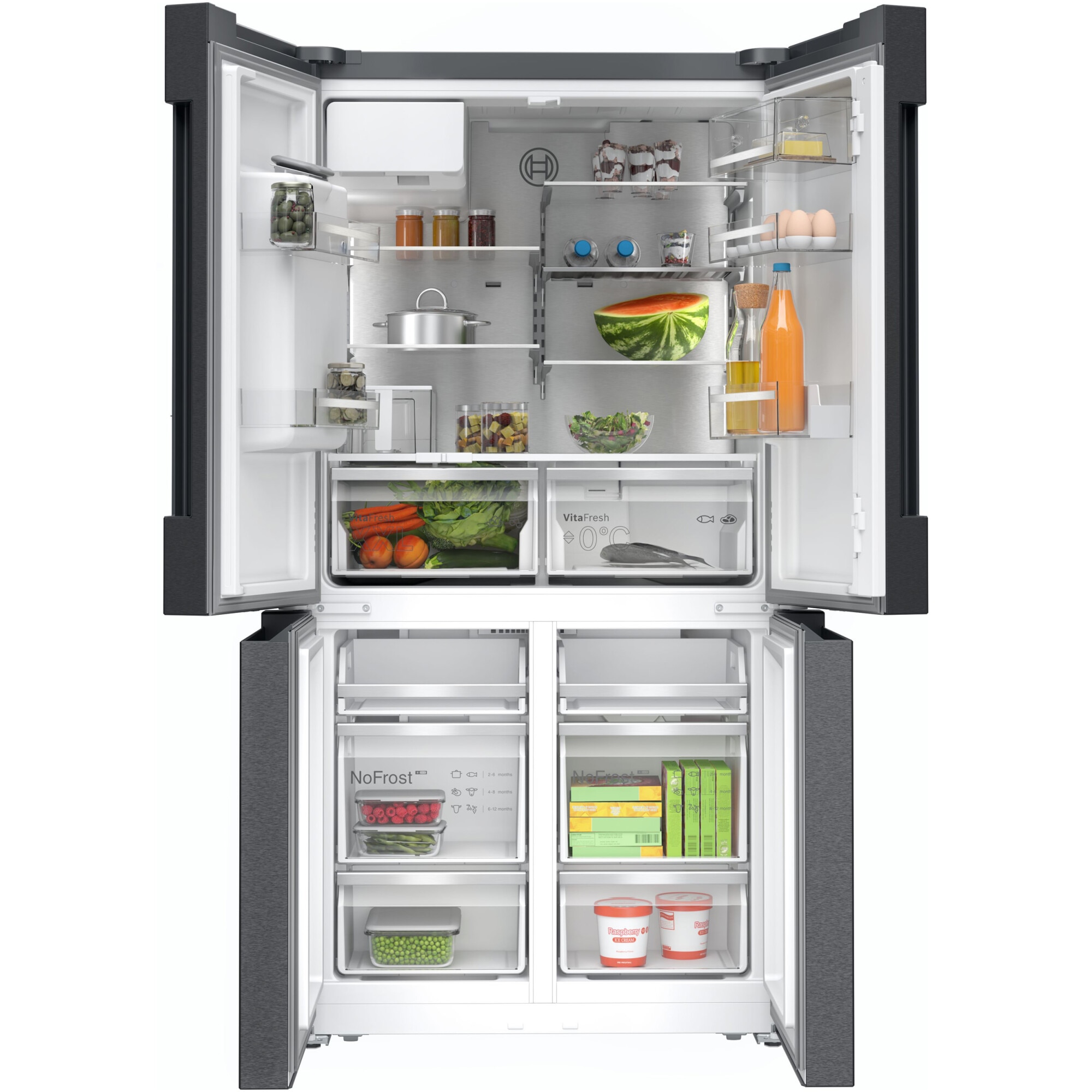 Side by Side Bosch KFI96AXEA ,574 L, NoFrost, Touch control