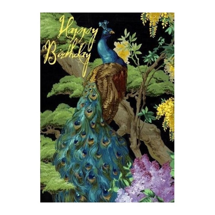 Karnet B6 cu coperta Urodziny Paw, Madame Treacle, 177x130x2 mm