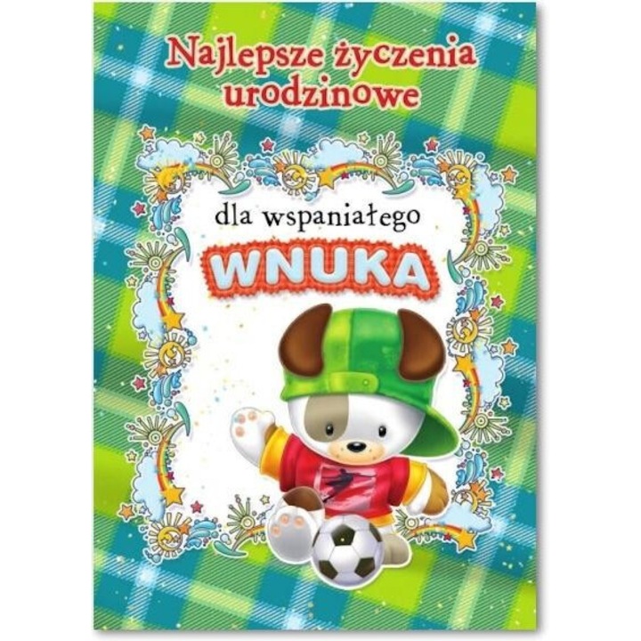 Felicitare Urodziny, TREND, cu plic, 175x127x2 mm