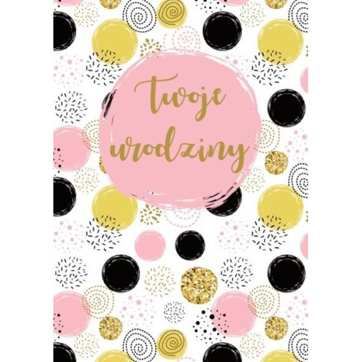 Felicitare Urodziny TS103, TREND, 120x182mm, cu plic