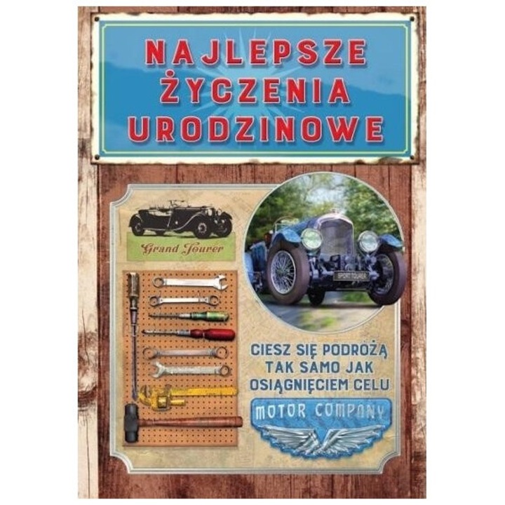 Felicitare Urodziny MF25, TREND, 130x178mm, brokat, colorat, 2022