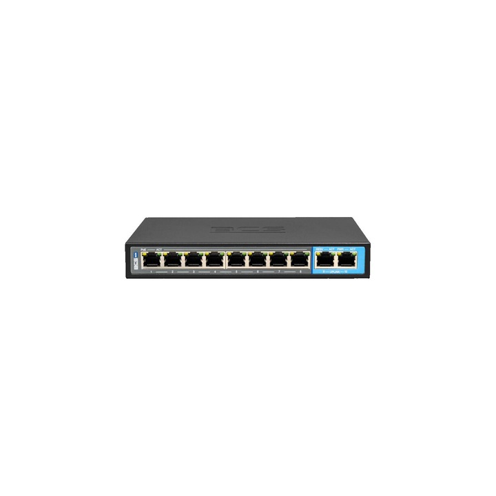 POE комутатор за 8 BCS IP камери, 8 порта, 10/100Mbps
